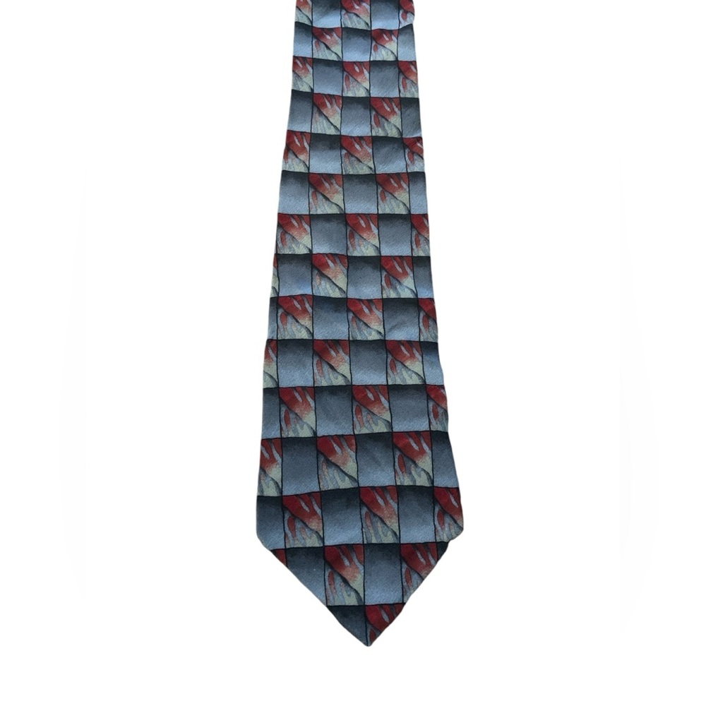 Molecular Expressions Cocktail 100% silk Collection cherry seltzer tie. EUC.